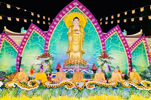 Lễ kỷ niệm Khánh Đản Đức Phật A Di Đà tại chùa Long Phước Thọ
